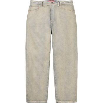 Beige Supreme Baggy Jean Pants | ZA424CE
