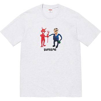 Beige Supreme Business Tee T Shirts | ZA212KI