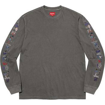 Black Supreme AOI Icons L/S Top Sweaters | ZA312FM
