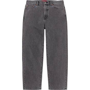 Black Supreme Baggy Jean Pants | ZA425VD