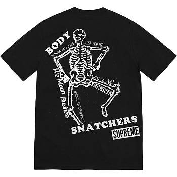 Black Supreme Body Snatchers Tee T Shirts | ZA241XF