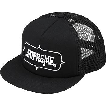Black Supreme Highest Mesh Back 5-Panel Hats | ZA133JJ