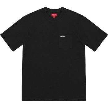 Black Supreme S/S Pocket Tee Sweaters | ZA320CE