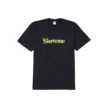 Black Supreme Shrek T Shirts | ZA196WY
