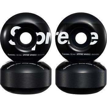 Black Supreme Spitfire® Shop Wheels (Set of 4) Skateboard Accessories | ZA175UT