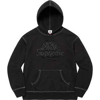Black Supreme Timberland® Hooded Sweatshirts | ZA301EX