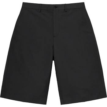 Black Supreme Wool Trouser Shorts | ZA354RW