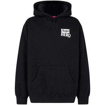 Black Supreme X Antihero Hoodie | ZA459TV