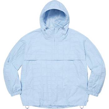 Blue Supreme Repeat Stitch Anorak Jackets | ZA441DN