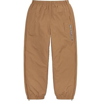 Brown Supreme Full Zip Baggy Warm Up Pant Pants | ZA433TV
