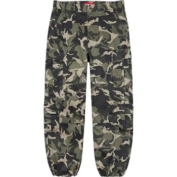 Green / Camo Supreme Cargo Pant Pants | ZA395LH