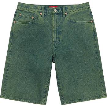 Green Supreme Baggy Denim Shorts | ZA358IS