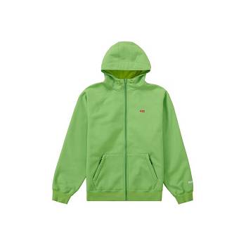 Green Supreme Pastel Zip Up Hooded Sweatshirts | ZA262HK
