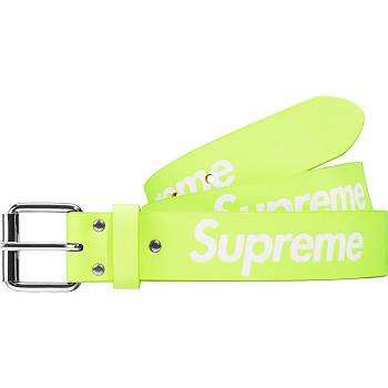 Green Supreme Repeat Leather Belt Belts | ZA164CE