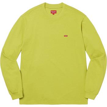 Green Supreme Small Box L/S Tee Sweaters | ZA346CE