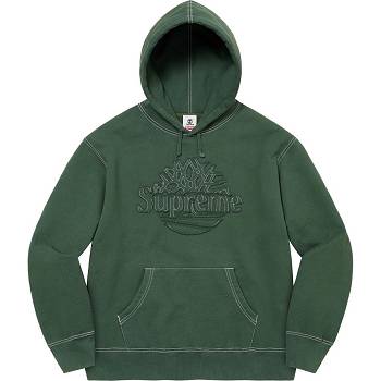 Green Supreme Timberland® Hooded Sweatshirts | ZA303TV