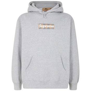 Grey Supreme X Burberry Hoodie | ZA458RW