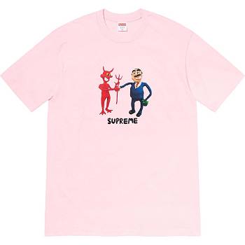 Pink Supreme Business Tee T Shirts | ZA216CE