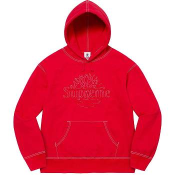 Red Supreme Timberland® Hooded Sweatshirts | ZA300WY