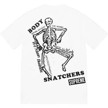 White Supreme Body Snatchers Tee T Shirts | ZA245NB
