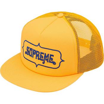 Yellow Supreme Highest Mesh Back 5-Panel Hats | ZA131GL